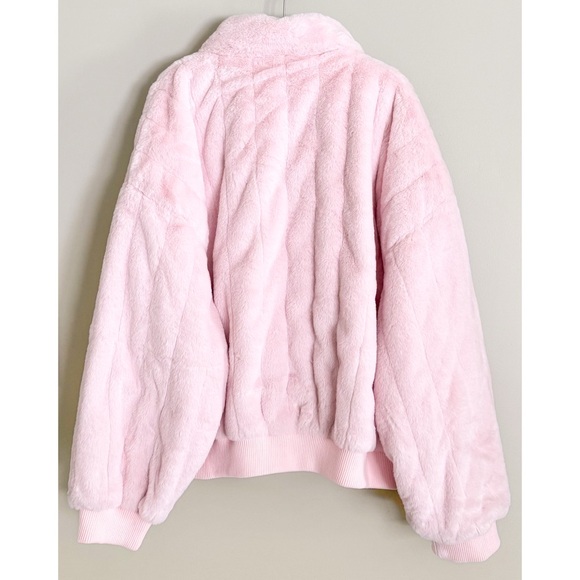 NWT Offline by Aerie Oversized Faux Fur Full Zip Jacket Women’s Size XXL - Picture 3 of 7